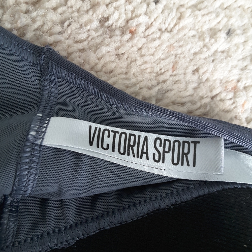 VICTORIA'S SECRET Logo Sports Bra Sz S - Picture 2 of 4